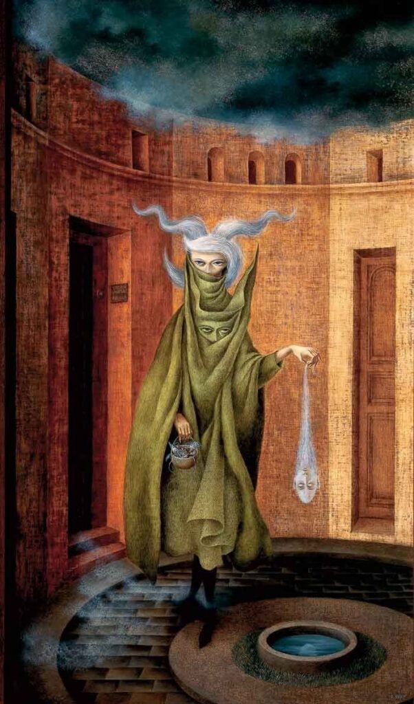 Mujer saliendo de psicoanálisis